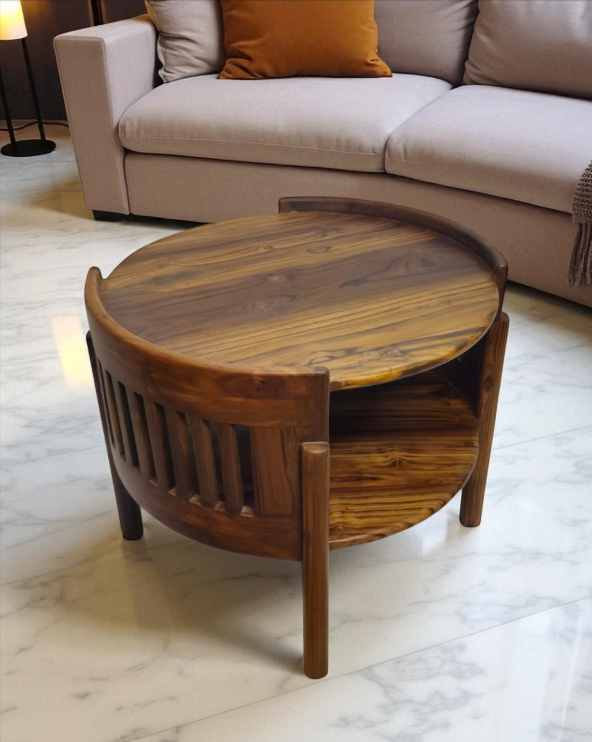 Round coffee table