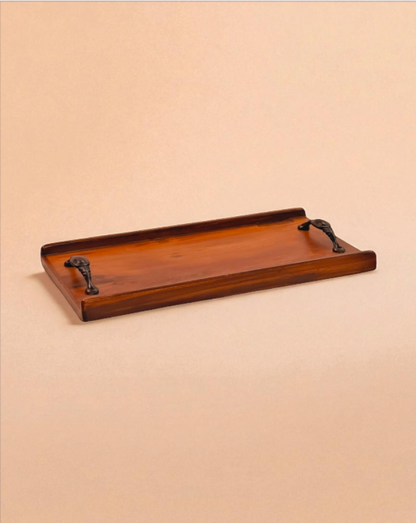 Teakwood Tray - Vara Pranta