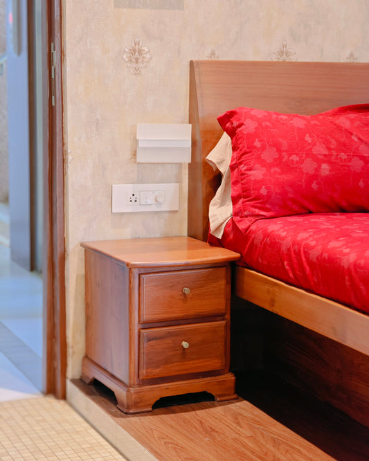 Bespoke Rusteak trademark Teakwood Bedside Tables